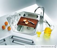 15 Cool Corner Kitchen Sink Designs Home Design Lover Corner Sink Kitchen Kitchen Sink Design Sink Design