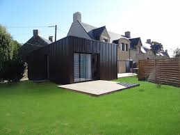 Renovation Longere Extension Bois Et Zinc Locmariaquer Homify Extension Bois Locmariaquer Construction Maison