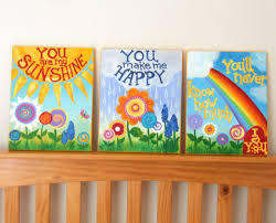 Check spelling or type a new query. Custom Kids Wall Art You Are My Sunshine 11x14 Painting Set Of 3 Girls Nursery Art Art Wall Kids Nursery Art Girl Kids Room Paint