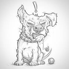 Saturday Scribbles Inspired By One Of My Dogs Sketch Puppy Dog Angry Art Pencils Dog Sketch Dog Tattoos Art