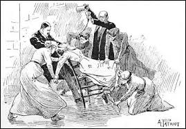 The Force Feeding Of Suffragettes In England 1912 Suffragette Hunger Strike Force Feeding