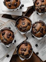 Chocolate Chip Plum Banana Muffins Two Cups Flour In 2020 Banana Muffins Plum Muffins Chocolate Chip Muffins