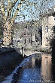 Middle ages to 18th century. In A Traditional German Velbert Langenberg Black House Velbert Black And White
