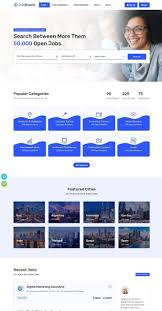 Jobboard Is A Flexible And Smooth Theme To Make It Simple As Possible To Create A Professional Job Portal Website It C Web Design Jobs Job Portal Website Job Portal