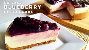 The crust is pressed these are utterly adorable, and the fact that they're healthy is just the icing on the (cheese)cake! No Bake Blueberry Cheesecake Recipe Blueberry Yogurt Cheesecake Youtube