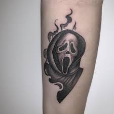 It is our hope to give you the best experience while you are in our tattoo studio. Ghostface By Dani Johnson New Hope Tattoo Hampshire Uk Movie Tattoos Spooky Tattoos Hope Tattoo