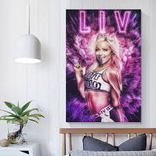 Liv Morgan Professional Wrestling Sexy Poster Hot Girl 9 Poster Decorative  Painting Canvas Wall Art Living Room Posters Bedroom Painting  08x12inch(20x30cm) : Amazon.ca: Home