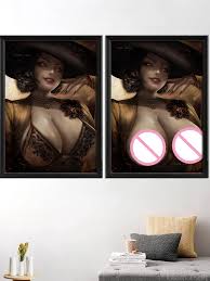 Lady Dimitrescu Painting | Lady Dimitrescu Daughter | Lady Dimitrescu  Posters - Sexy - Aliexpress