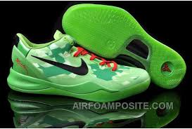 854 215567 Nike Zoom Kobe 8 Viii Shoes Green Black Red New