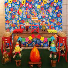 Bandeirinhas de festa junina feitas com bandejas de isopor. Aluguel Decoracao Festa Junina No Elo7 Rede Festas Decoracoes C6d2d3