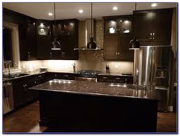 Hanstone quartz is what we selected and it looks like marble! Smart Idea Backsplash Ideas For Dark Cabinets And Dark Countertops