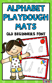 Alphabet Playdough Mats Qld Beginners Font Playdough Letter Recognition Letter Formation