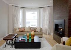 Lend a touch of traditional charm with the help of this stylish curtain panel. Window Treatments For Bow Windows Images