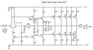 1000w Power Amplifier Audio Amplifier Power Amplifiers Circuit Diagram