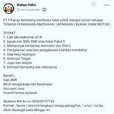 Fif group membuka lowongan kerja untuk penempatan di area semarang, kudus, jepara, pati, purwodadi, blora, salatiga, kendal, gubug, dengan posisi sebagai : Lowongan Kerja Fif Grup Semarang Posisi Tenaga Penagihan Angsuran Lapangan Juni 2019 Loker Swasta