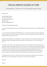 Always contact references before you share their contact. Truck Driver Cover Letter Example Writing Tips Resume Genius