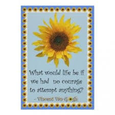 Vincent Van Gogh Sunflower Quote Poster Sunflower Quotes Quote Posters Sunflower