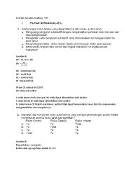 Contoh soal praktikum audit dan jawabannya sharedsains. Soal Dan Jawaban Auditing Uts