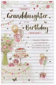 Browse our beautiful range of granddaughter birthday cards. Large Granddaughter Birthday Card Greeting Cards Invitations Home Garden
