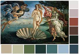 Botticelli S Birth Of Venus Color Palette Palette Art Renaissance Art Renaissance Paintings