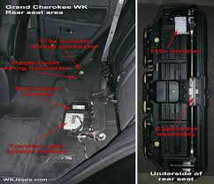 Rear Seat Cushion Lifted Jeep Cherokee Srt Jeep Jeep Wk