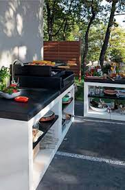 Barbecue In Terrazza Cucina Esterna Fai Da Te Progetti Di Cucine Cucina Estiva