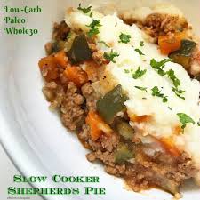 Slow Cooker Shepherd S Pie Paleo Whole30 Recipe Clean Eating Crock Pot Recipes Healthy Crockpot Recipes Slow Cooker Shepards Pie