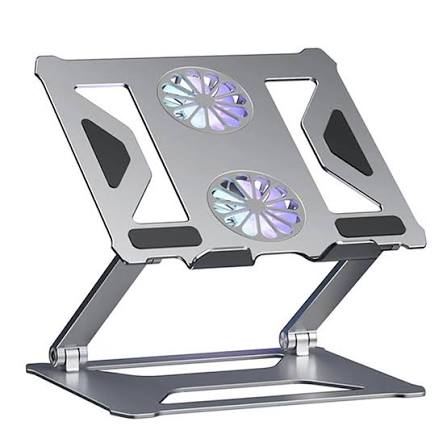 Giá đỡ Laptop/Macbook tích hợp quạt tản nhiệt S-case hợp kim nhôm | Giá rẻ