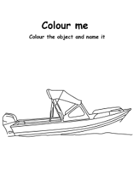Identify patterns, and relationships 5. Color Speed Boat Transportation Coloring Pages Worksheets For Preschool Kindergarten Grade Art And Craft Worksheets Schoolmykids Com