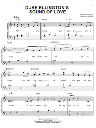 Sweet home chicago is a 12 bar blues in the key of e. Duke Ellington S Sound Of Love Piano Sheet Music By Charles Mingus Easy Piano