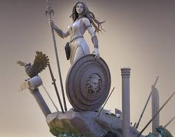 If this account follows you, it's because athena loves you and is proud of you. Athena Goddess Of War And Wisdom By S M Bonin 3dtotal Learn Create Share