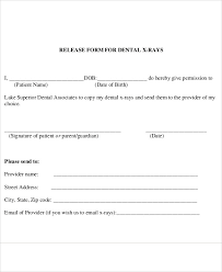 free 11 sample dental release forms in ms word pdf