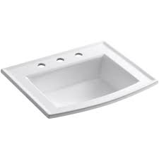 kohler archer drop in vitreous china