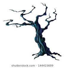 Spooky graveyard tree with bat wall decal halloween home decor 1014 stickerbrand. An Illustration Of A Bare Spooky Scary Halloween Tree Haunted Tree Tree Images Halloween Trees