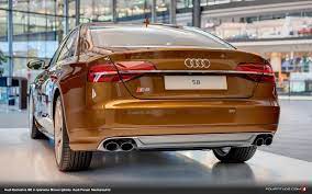 Audi Exclusive Ipanema Brown S8 Displayed At Audi Forum Neckarsulm Fourtitude Com Audi Car Photos Ipanema