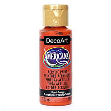 Decoart Americana Acrylic Paint 2 Ounce Burnt Orange