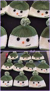 Crochet Snowman Hat Free Patterns Crochet Hats Crochet Baby Hats Crochet Beanie Pattern