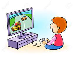 Imagenes ninos jugando videojuegos nino jugando videojuegos. Poco Feliz De Videojuegos Nino Jugando Ilustraciones Vectoriales Clip Art Vectorizado Libre De Derechos Image 69365180