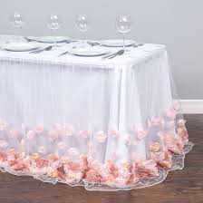 Check Out The Deal On 21 Ft Tulle Rose Table Skirt Blush Pink At Linen Tablecloth Rose Gold Table Rose Gold Table Cloth Table Skirt