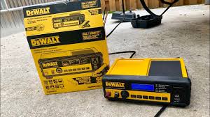 I have dewalt charger de9116.its out put voltage. Dewalt Dxaec80 30 Amp Multi Bank Battery Charger With 80 Amp Engine 2019 Unboxing And Testing Youtube