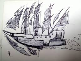 Ship files in treasure planet: I M In Love Treasure Planet Ship Drawing Architecture Drawing