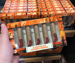 Well This Is New On Twitter Chocolate Severed Fingers At M S Marksandspencer Mands Chocolate Halloween Spooky Wellthisisnew
