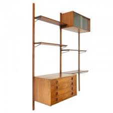 Design a stunning focal point with the huntington library wall and this bookcase. Danish Vintage Wall System In Teak With 2 Cabinets En
