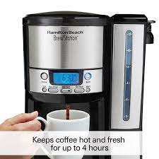 Hamilton beach iced coffee maker model 40912r new in box. Hamilton Beach Brewstation 12 Cup Programmable Coffee Maker With Removable Water Reservoir Black Stainless 47950
