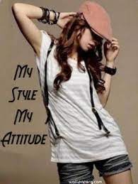 Hindi attitude status images photo wallpaper for facebook. Download Hd Wallpaper Of My Style My Attitude Girl Attitude Girl Profile Pic For Your Mobile Cell Phone Girl Attitude My Style Attitude