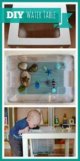How To Make A Water Table A Simple Diy Project On How To Turn An Ikea Table Into A Water Table For Sensory P Water Table Infant Activities Activities For Kids