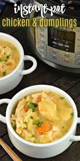 Instant Pot Chicken Dumplings Instant Pot Recipes Chicken Pressure Cooker Recipes Chicken Instant Pot Dinner Recipes
