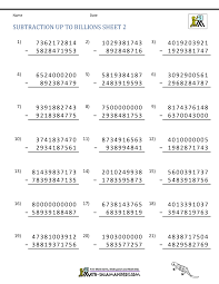You can print them and let your little one color and learn. 5th Grade Subtraction Worksheets