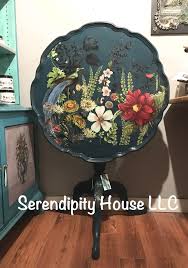 Iod Transfer Table Whimsical Painted Furniture Iron Orchid Designs Painting Furniture Diy