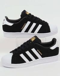 Black And White Shell Toe Adidas Womens Adidas Originals Adidas Superstar Suede Trainers In Black White Shell Toe Addidas Shoes Superstars Shoes Adidas Superstar